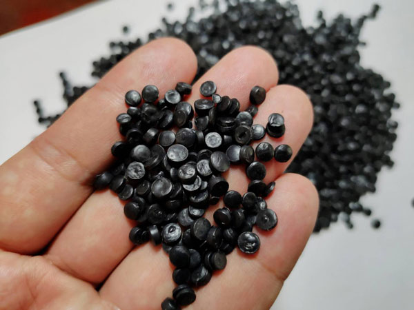 厦门黑色HDPE再生管道颗粒料